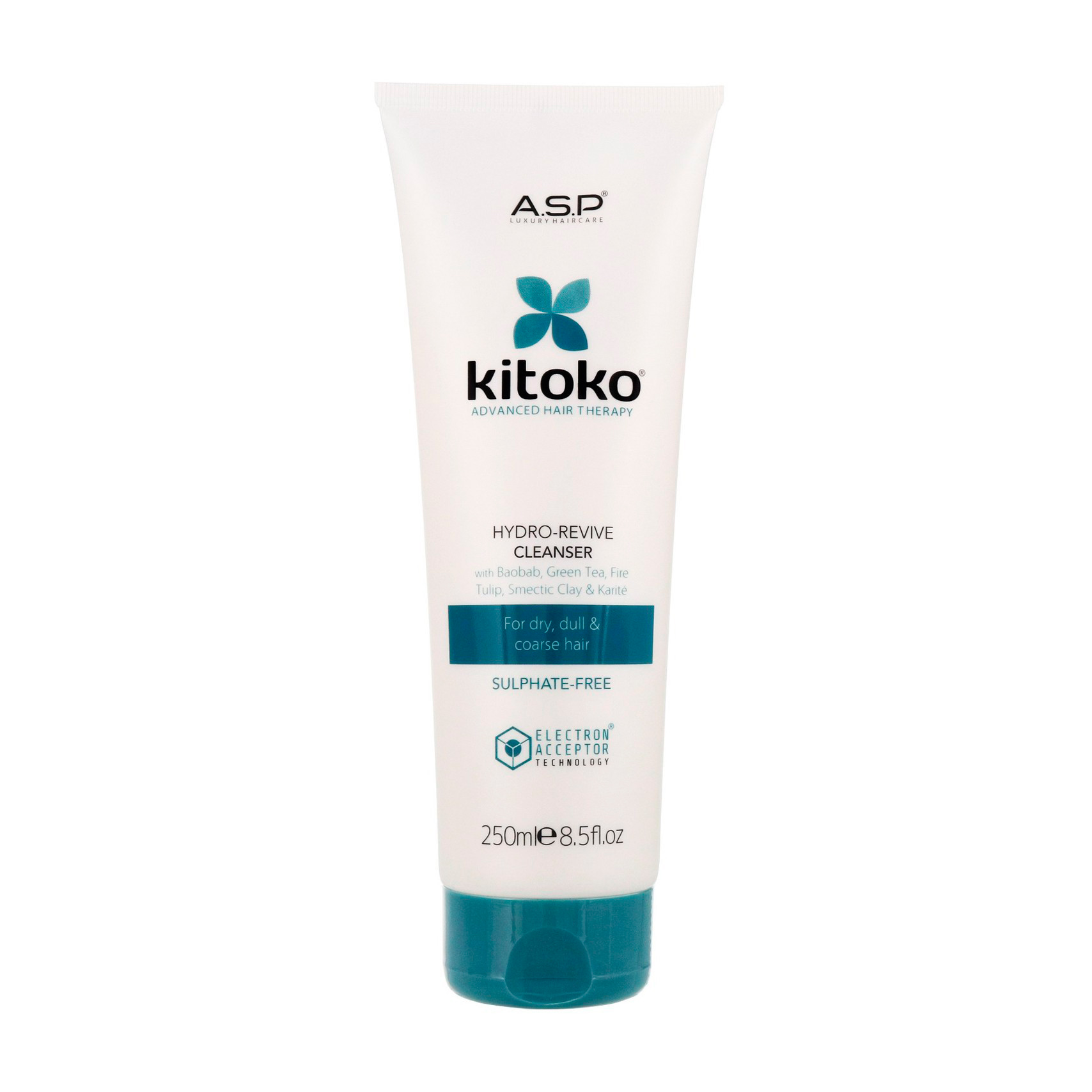 Уцінка! Зволожувальний шампунь A.S.P Kitoko Hydro-Revive Cleanser для сухого, тьмяного та посіченого волосся, 250 мл