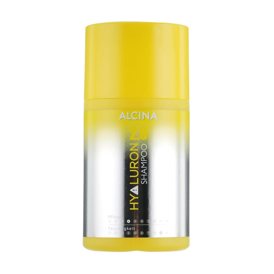 Зволожувальний шампунь Alcina Hyaluron 2.0 Shampoo для сухого та ламкого волосся, з гіалуроновою кислотою, 100 мл